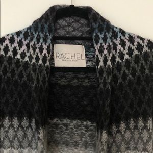 Rachel Rachel Roy Intarsia Stripe Open Cardigan